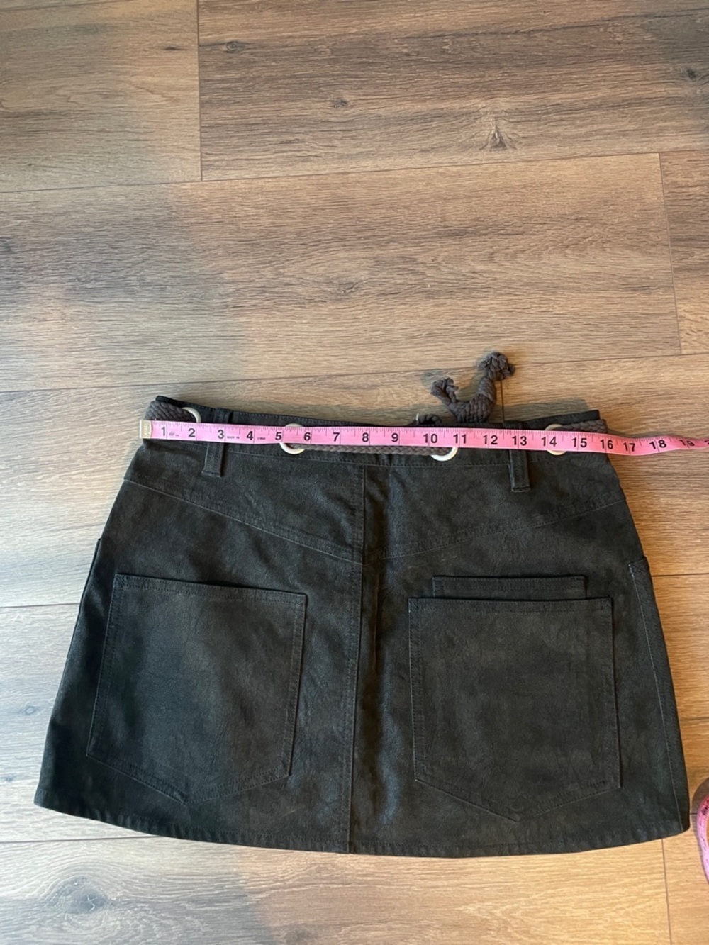 Free People Moxie Faux Suede Skirt- Size 8 - Picture 5 of 6